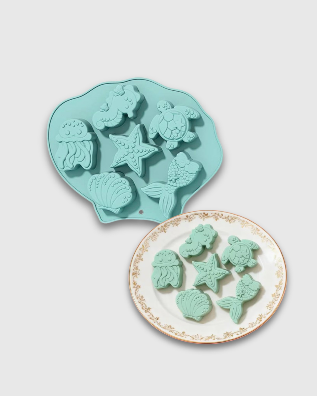 Molde de Silicona Figuras Marinas