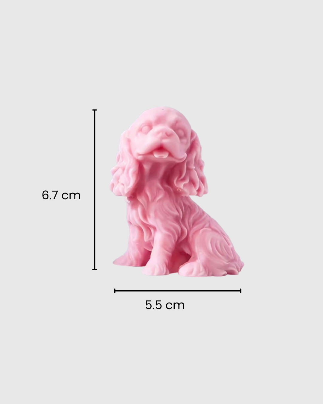 Molde de Silicona en Forma de Perro Cocker Spaniel