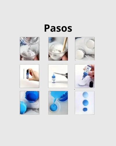 Set de 12 Pigmentos Líquidos para Resina y Yeso