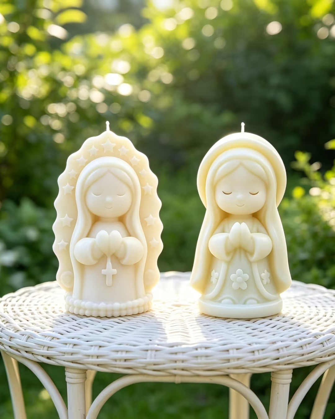 Molde de Silicona Virgen Maria orando