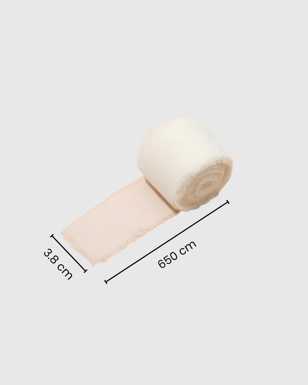 Cinta de Chifón Suave y Elegante para Decoración (4 Rollos)