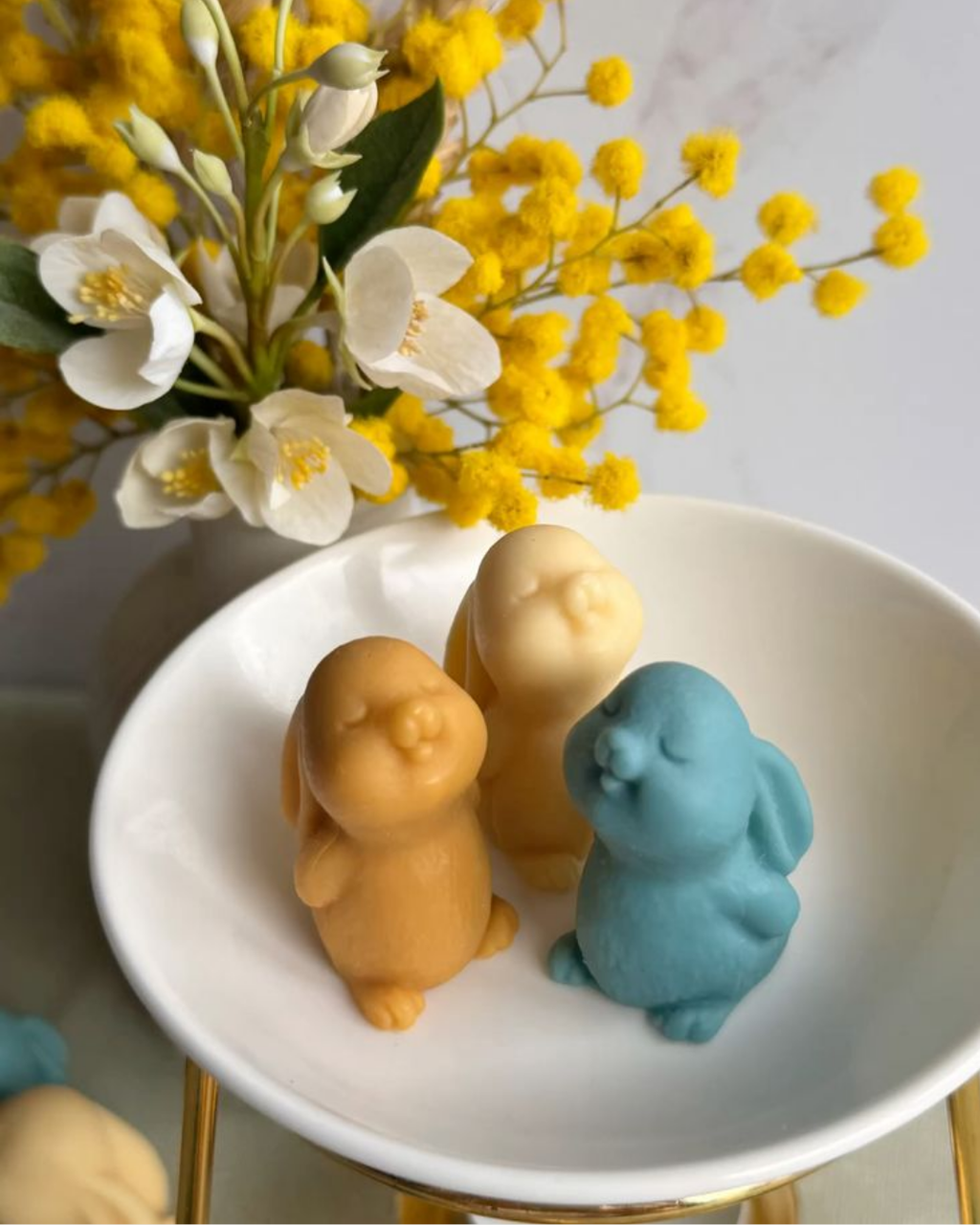 Molde de silicona en forma de conejo