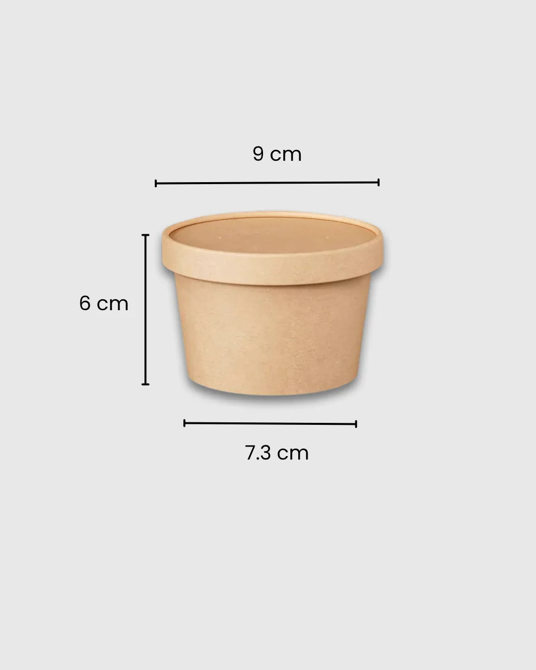 Contenedor 8oz con tapa de bamboo