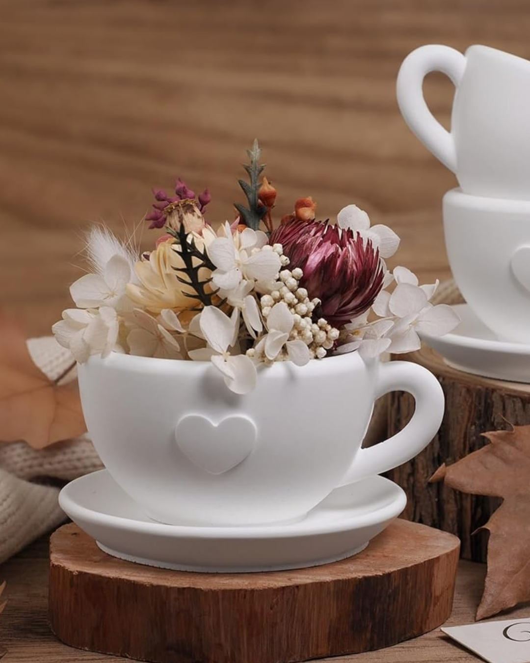 Set de Moldes de Silicona en forma de taza y bandeja