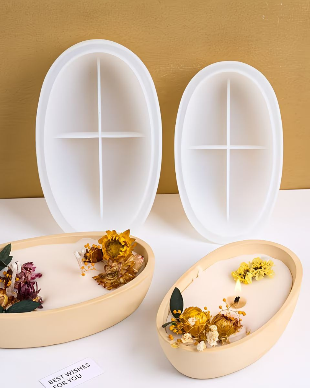 Molde de Silicona Ovalado Pequeño