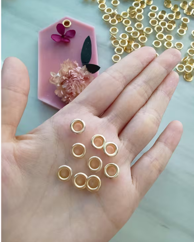 Ojales dorados de 45mm x 100 piezas