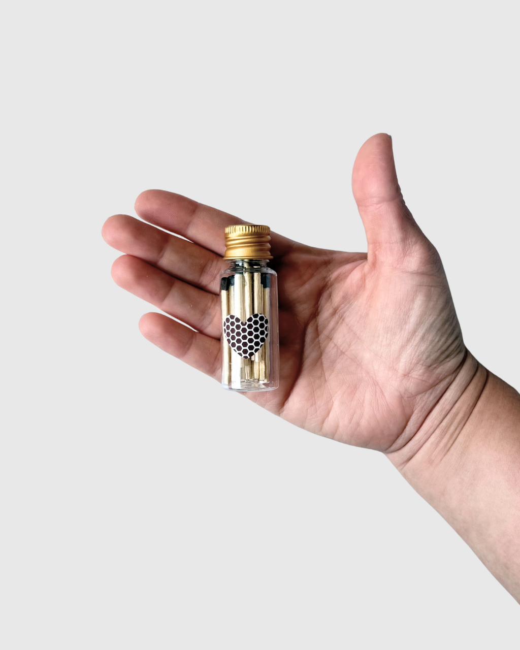 Frasco con fósforos y adhesivo para encenderlo 15ml