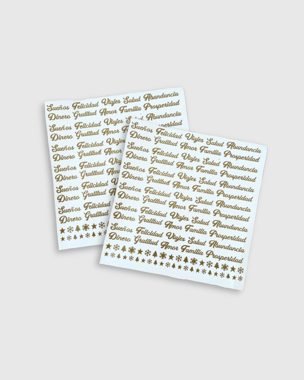 Stickers adhesivos para velas x 120 unidades Oro