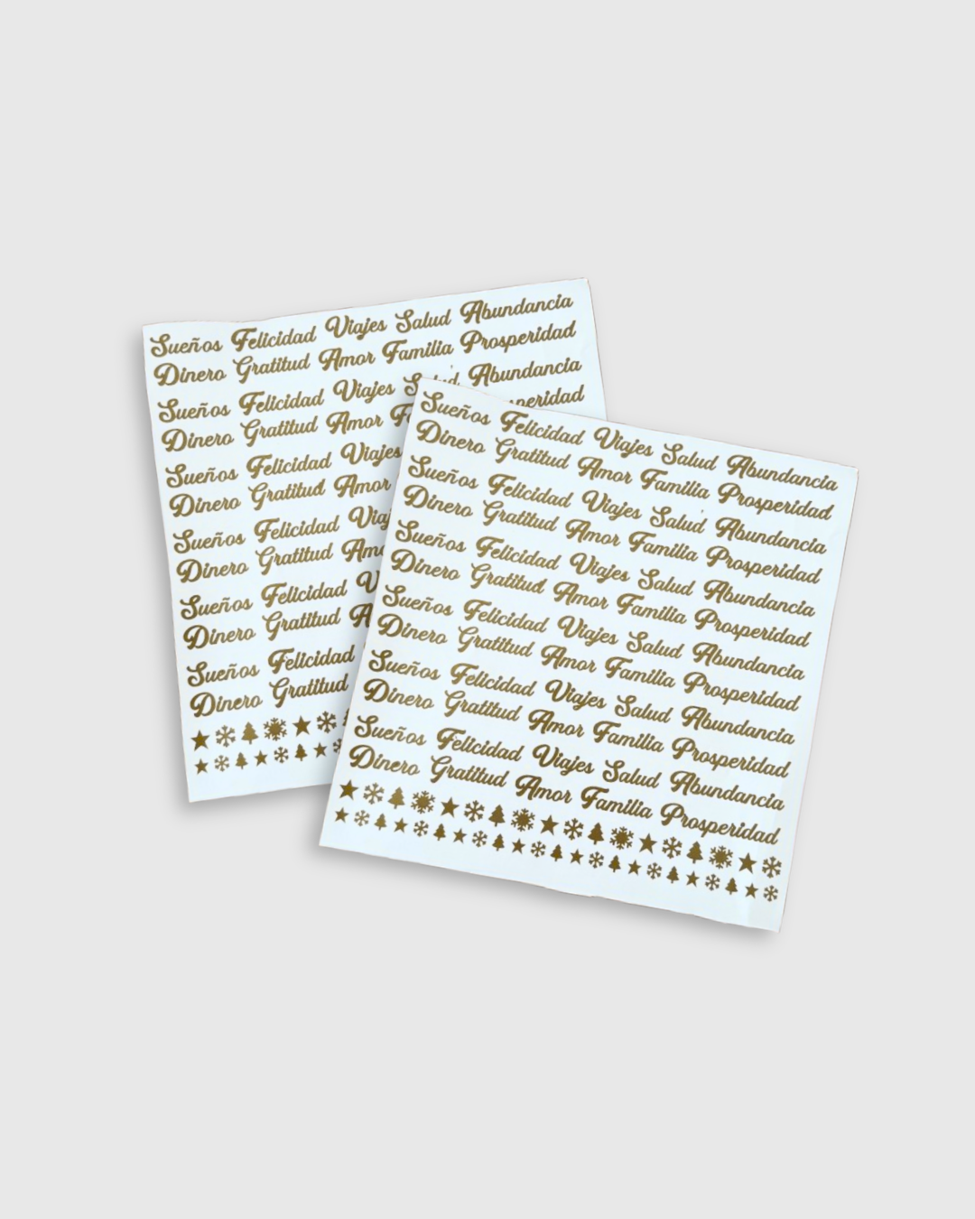 Stickers adhesivos para velas x 120 unidades Oro