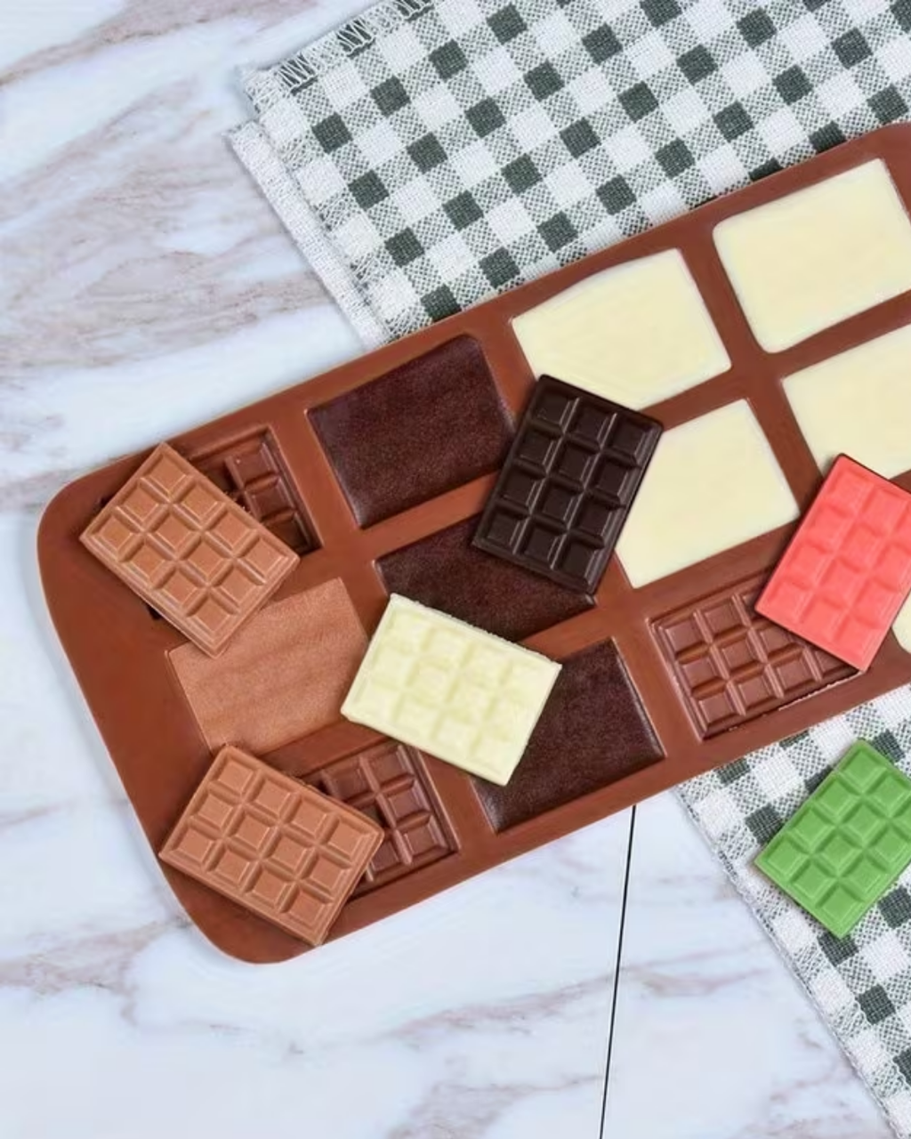 Molde de Silicona 12 Mini Chocolatinas