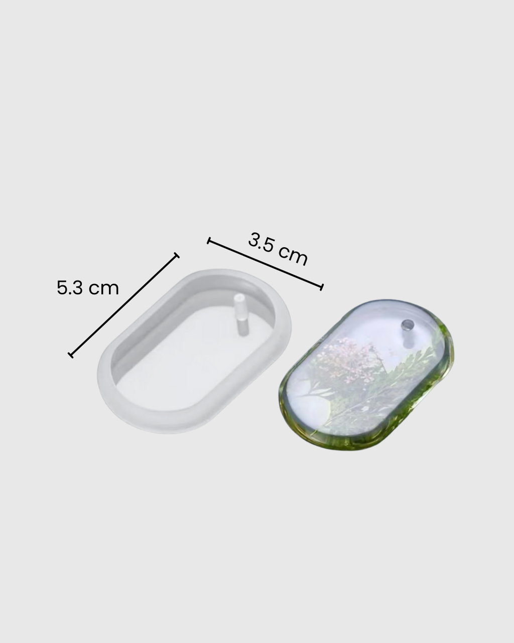 Juego de 6 Moldes de Silicona para Llavero – Resina Epoxi DIY