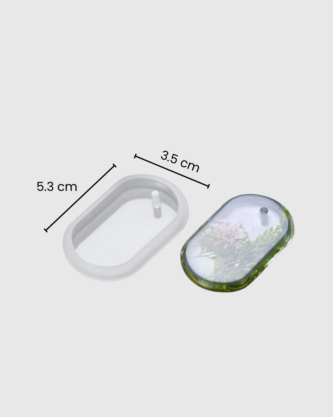 Juego de 6 Moldes de Silicona para Llavero – Resina Epoxi DIY