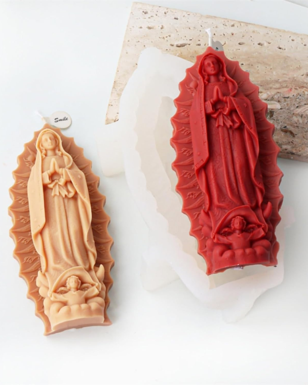 Molde de Silicona Virgen de Guadalupe – Tamaño Grande
