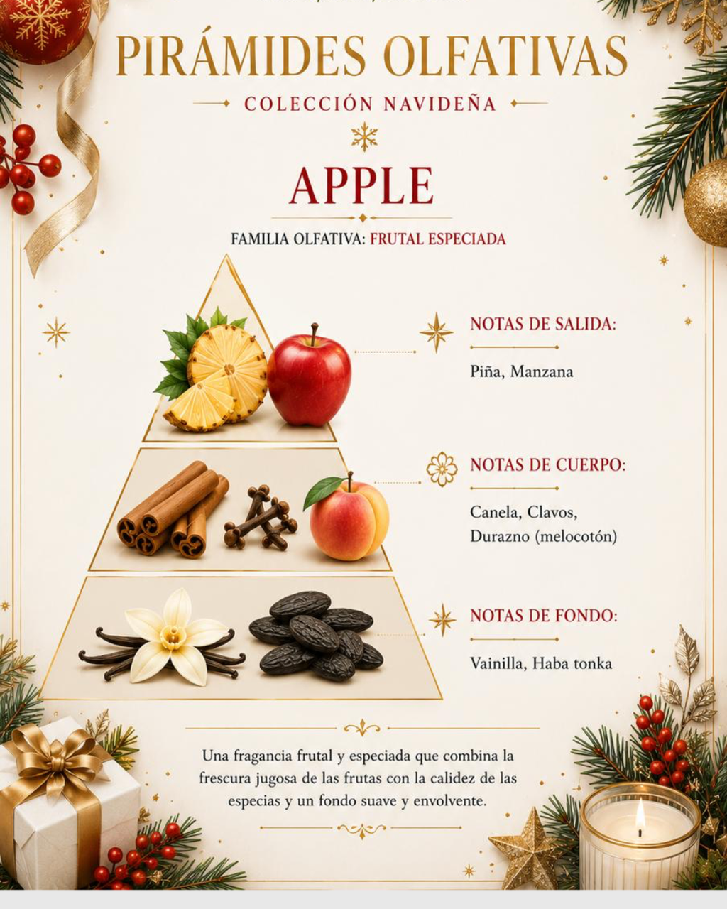 Fragancia Apple 60gr