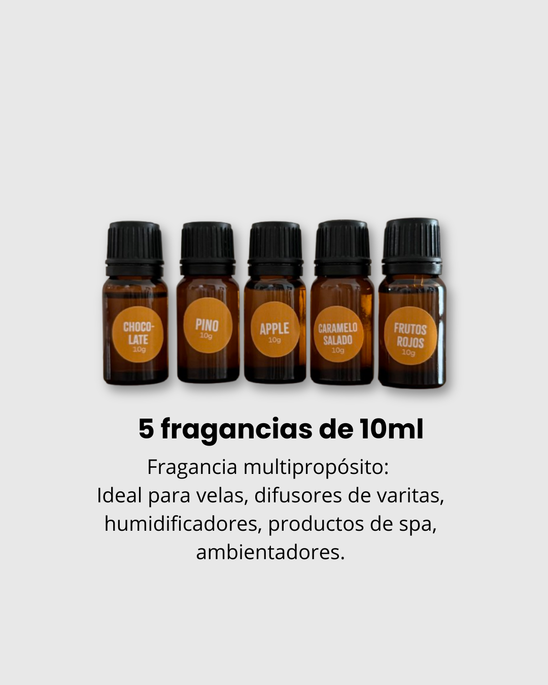 Kit de 5 Fragancias navideñas x 10 ml