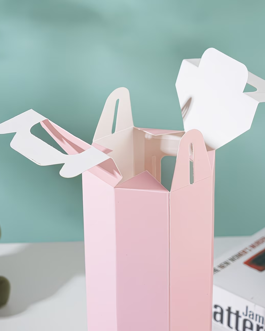 Caja de Regalo Octogonal con Ventana Transparente