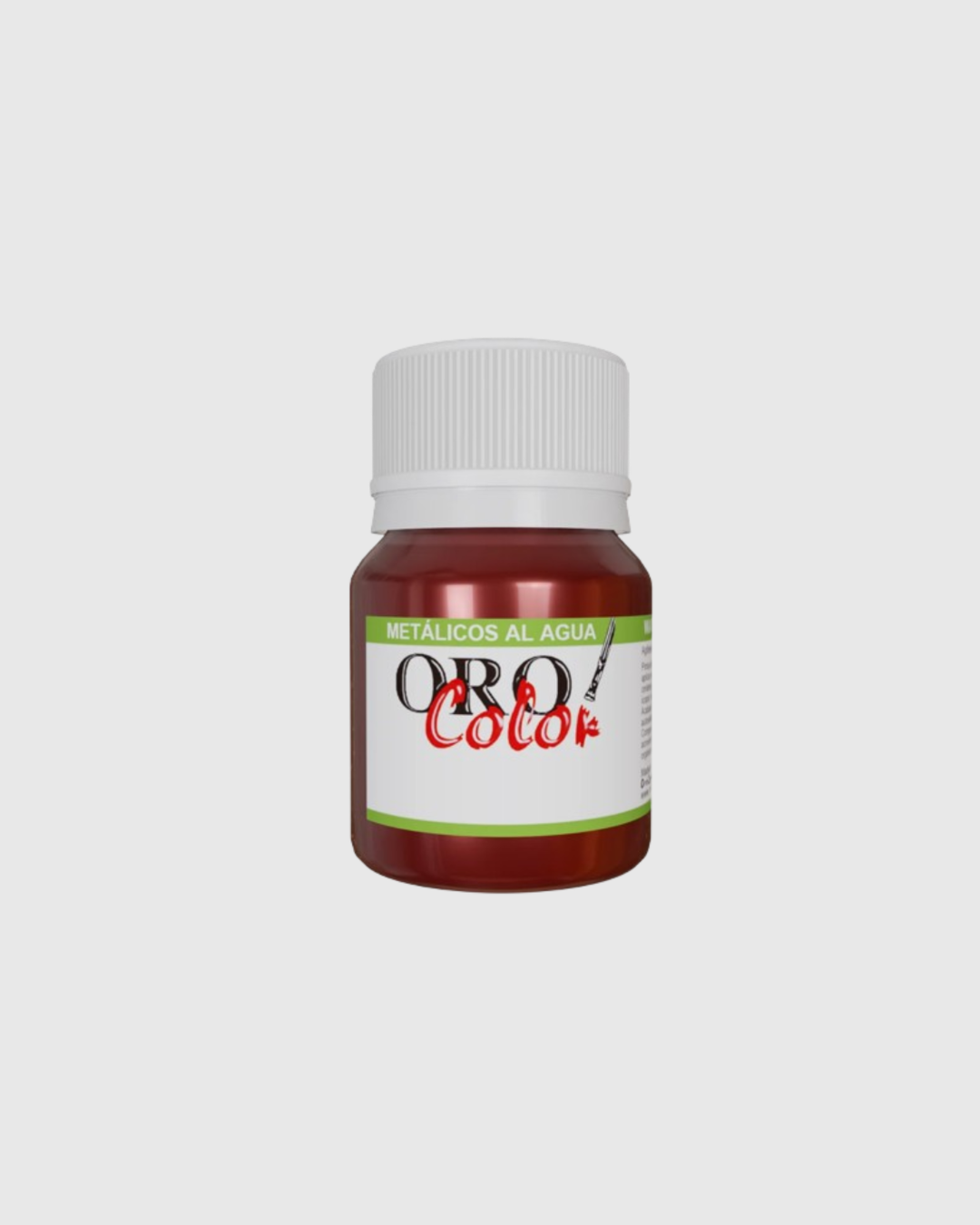 Pintura metálica rojo navidad para velas 30ml