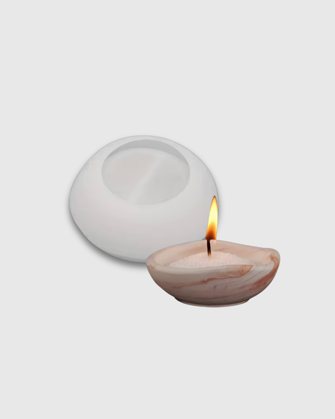 Molde de Silicona Mini Cuenco Irregular