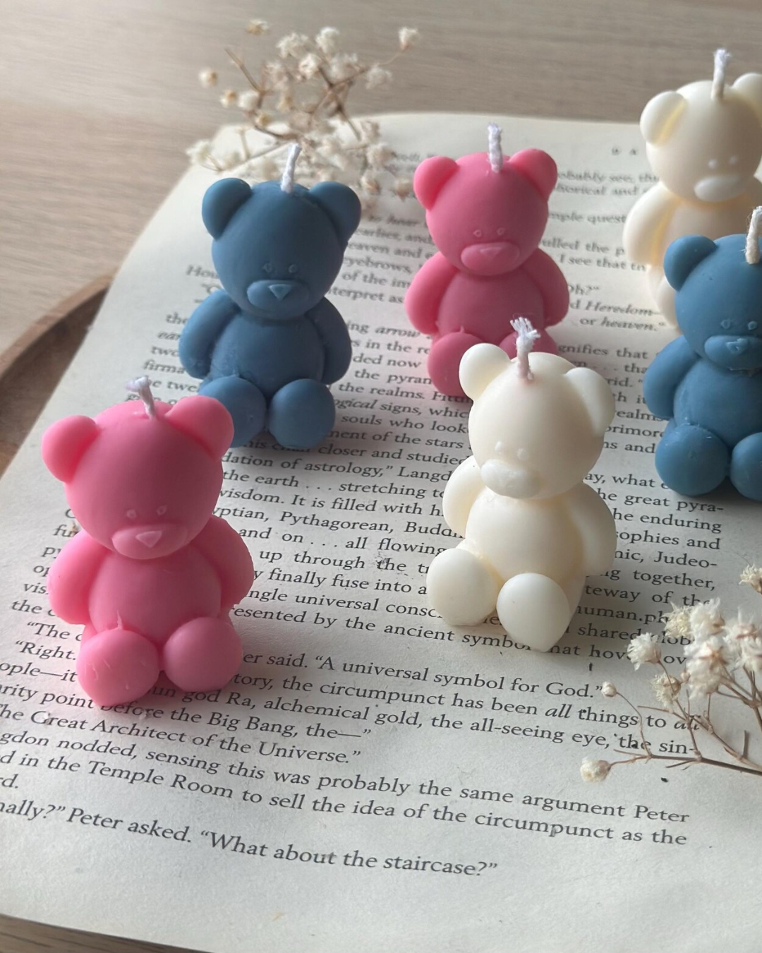 Molde de silicona con forma de mini oso