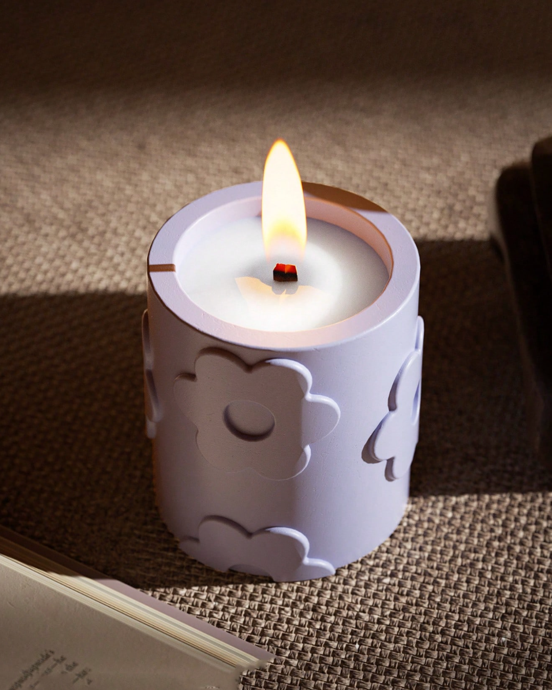 Molde de silicona flor circular en relieve