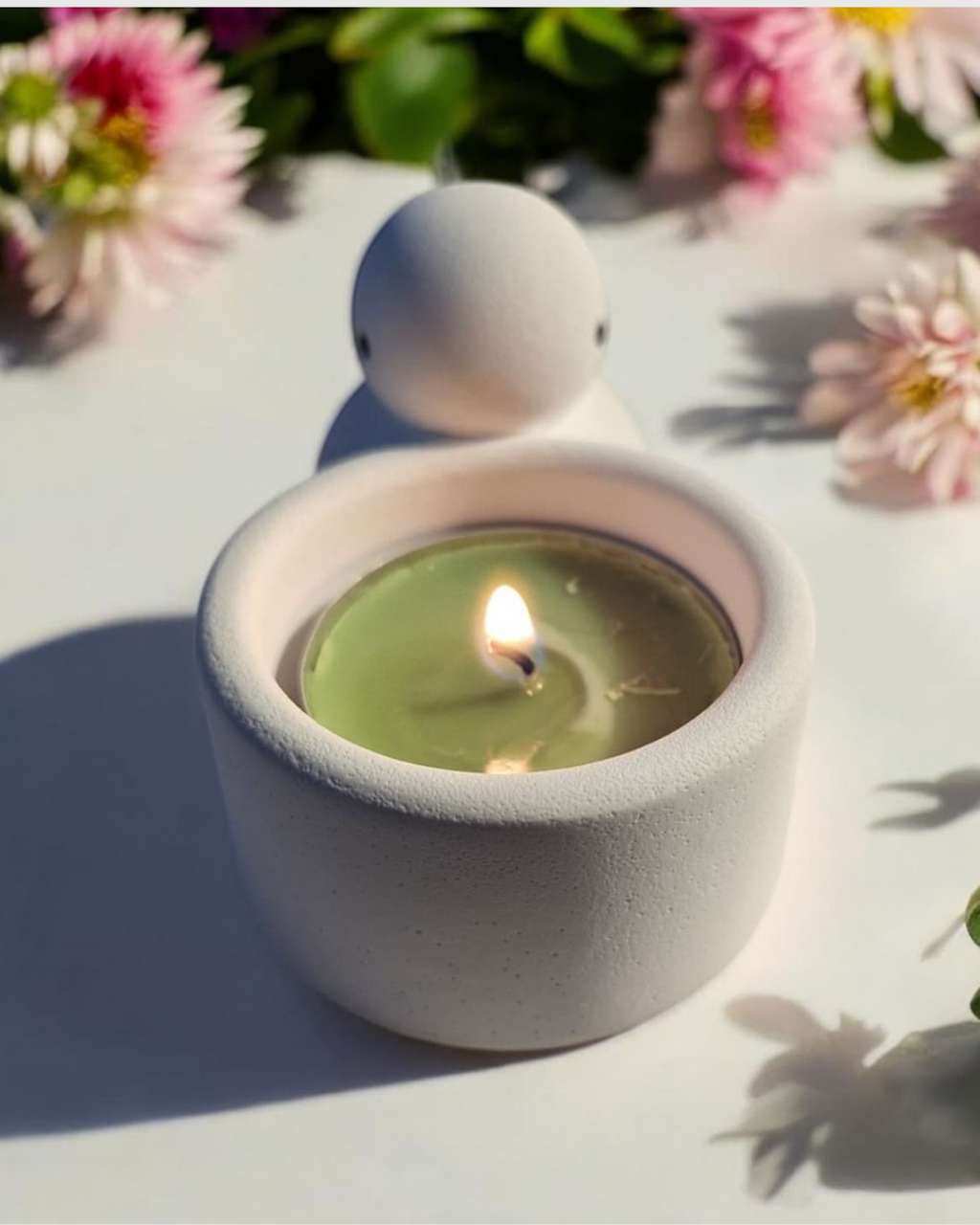 Molde de Silicona Conejito con Portavela