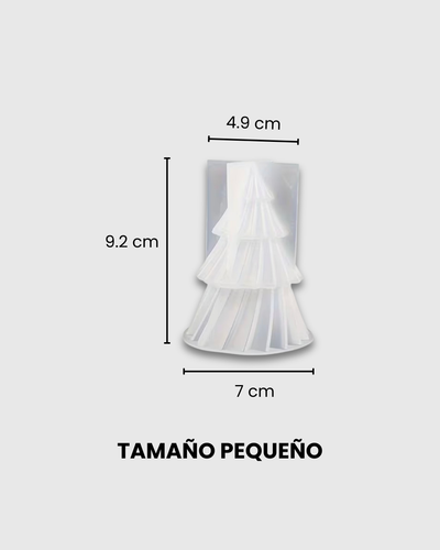 Molde de Silicona en forma de Árbol de Navidad Pequeño
