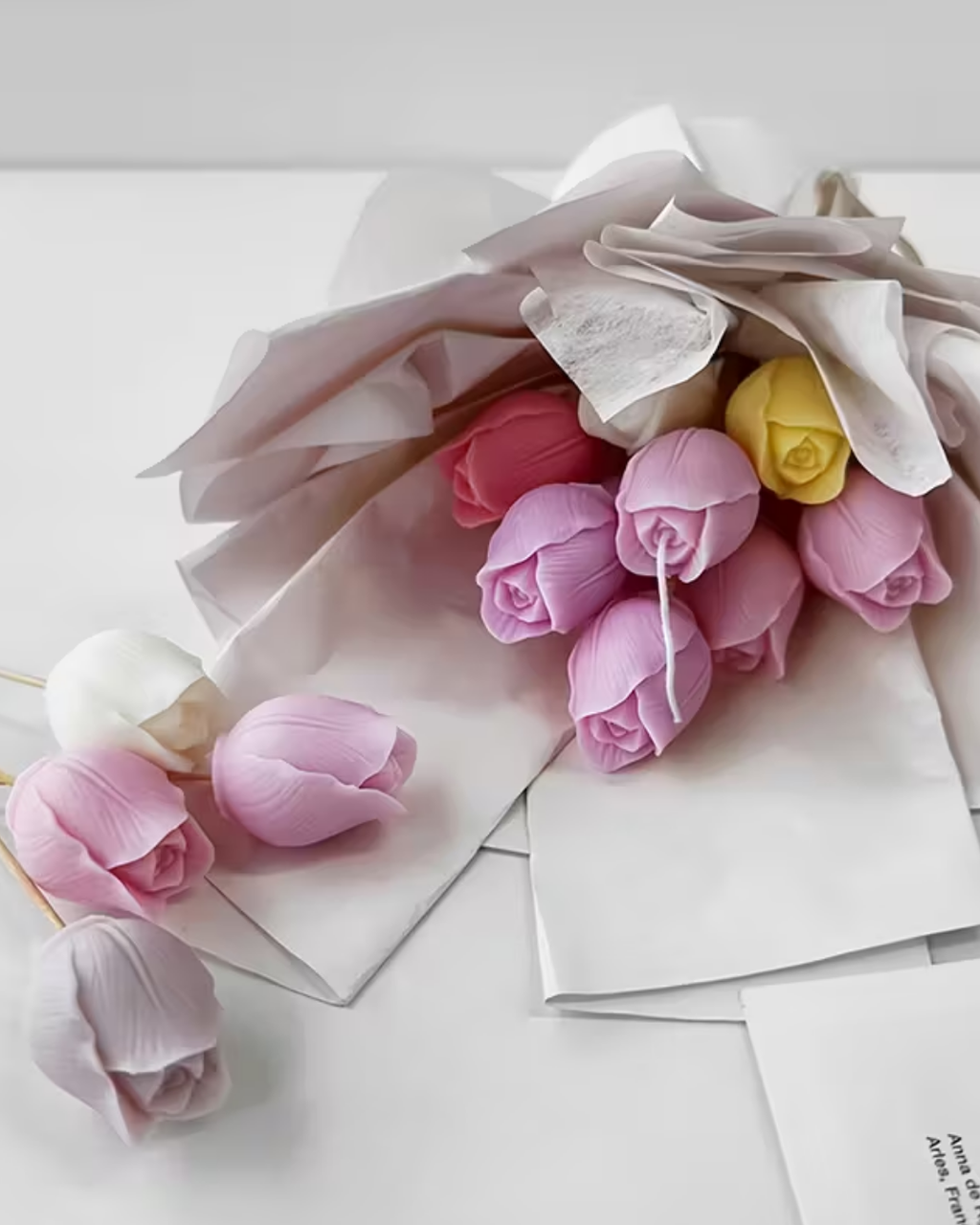 Molde de Silicona en Forma de Tulipán