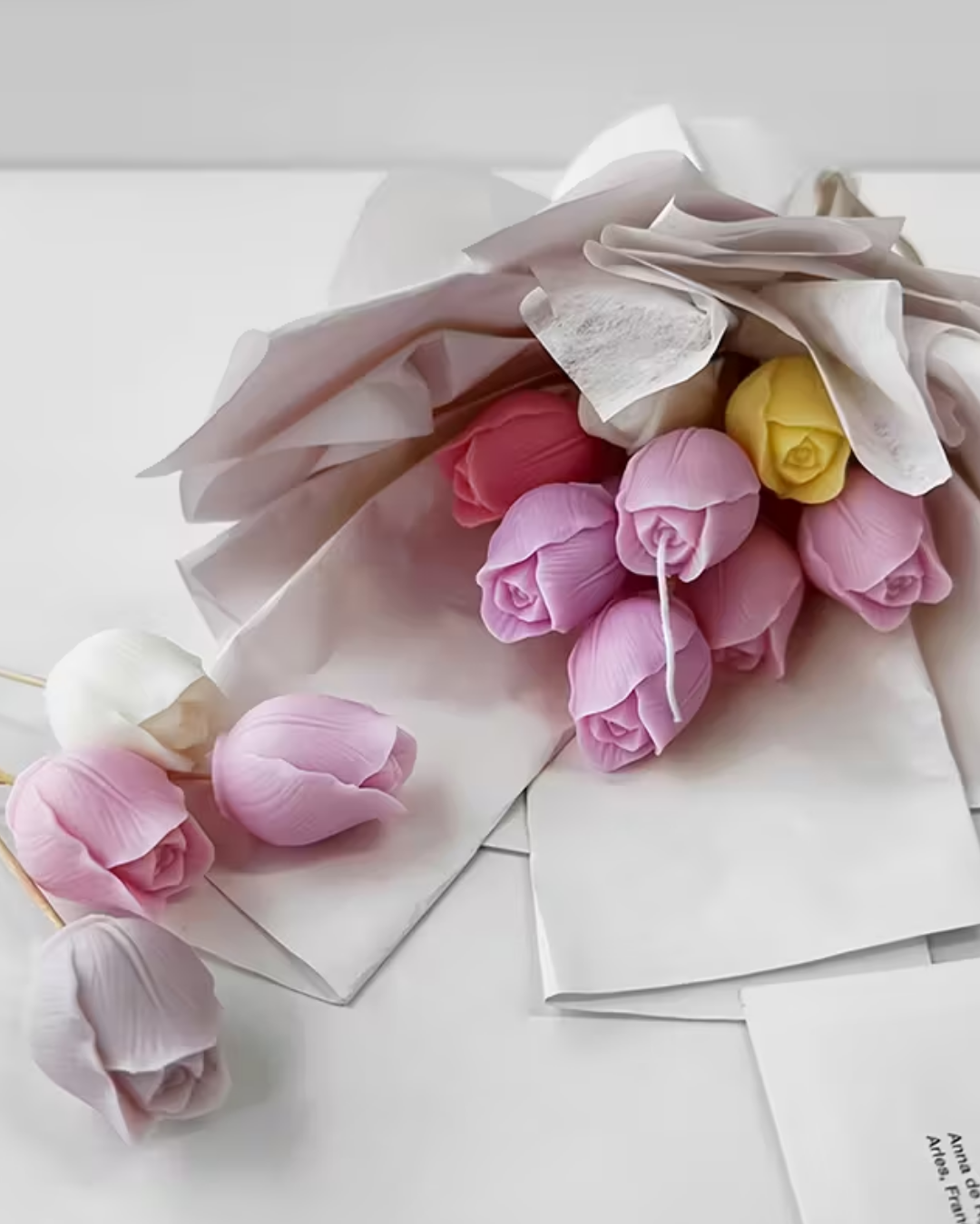 Molde de Silicona en Forma de Tulipán