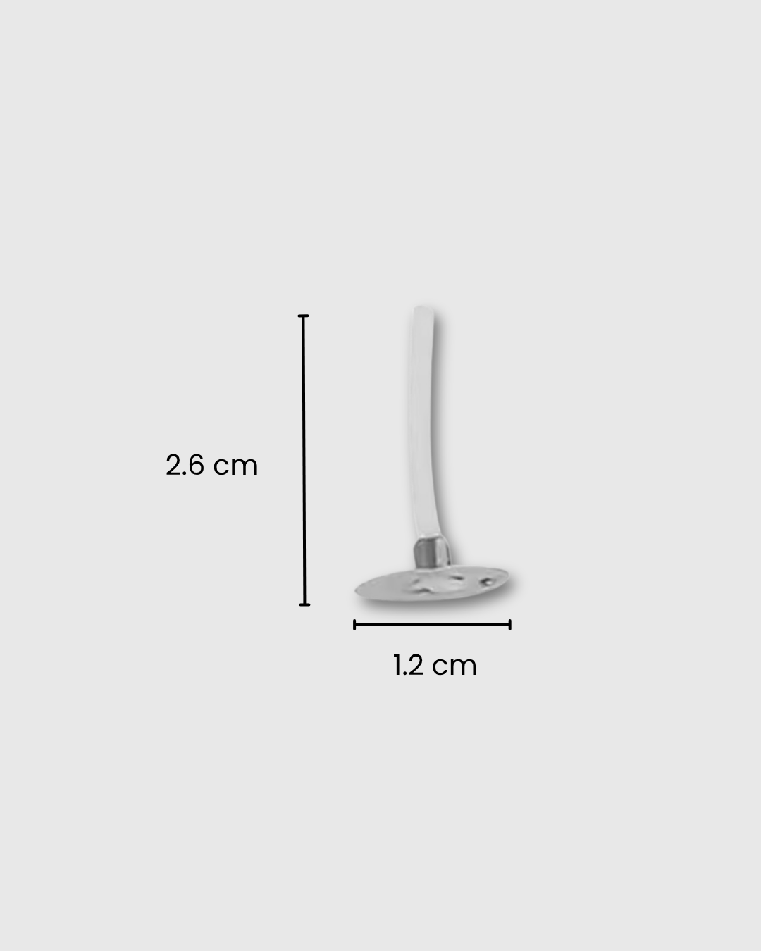 Pabilos con base de aluminio – 50 unidades (2.6cm)