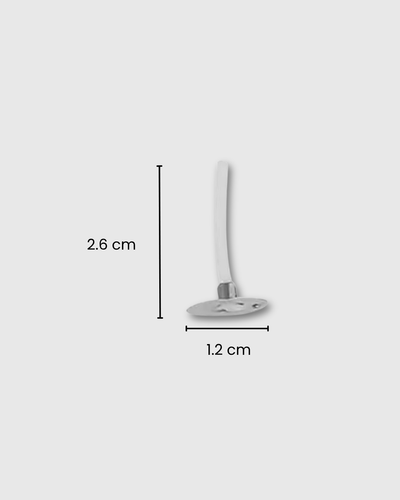Pabilos con base de aluminio – 50 unidades (2.6cm)