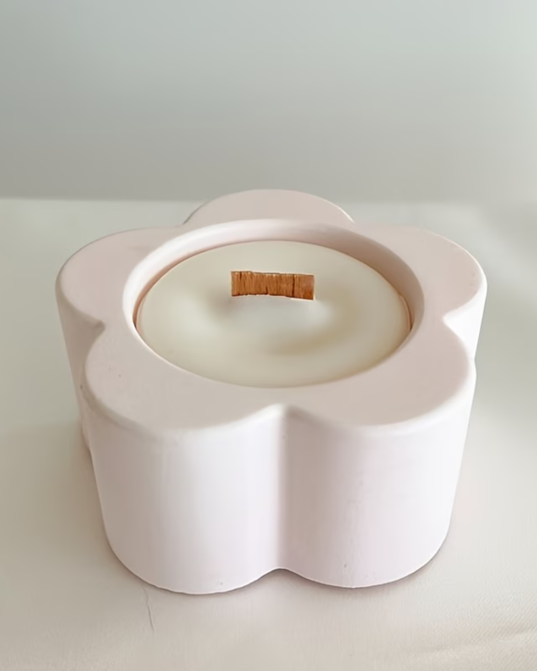 Molde de silicona para recipiente en forma de flor