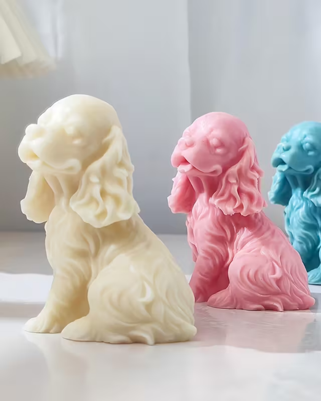 Molde de Silicona en Forma de Perro Cocker Spaniel