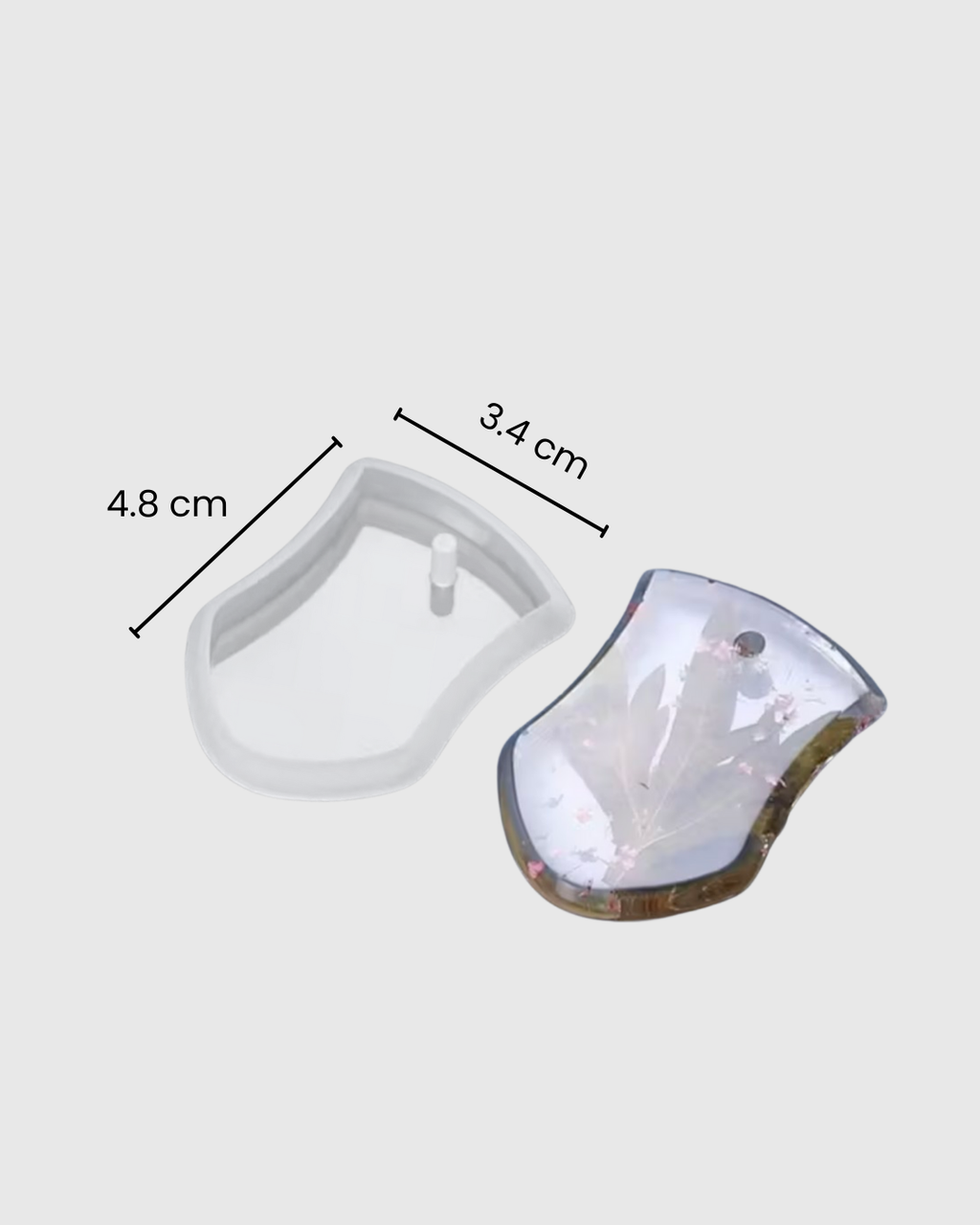 Juego de 6 Moldes de Silicona para Llavero – Resina Epoxi DIY