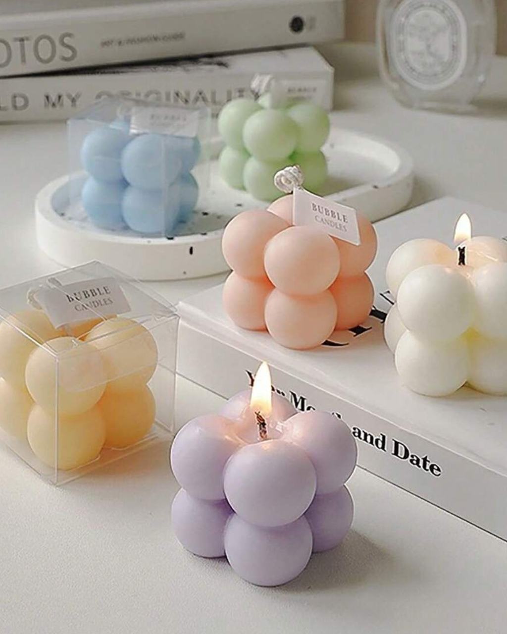 Molde de silicona mini burbuja de 6 cavidades