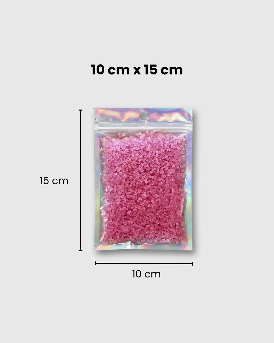 Bolsas Holográficas Resellables – Cierre Hermético Ziplock para Almacenamiento y Presentación
