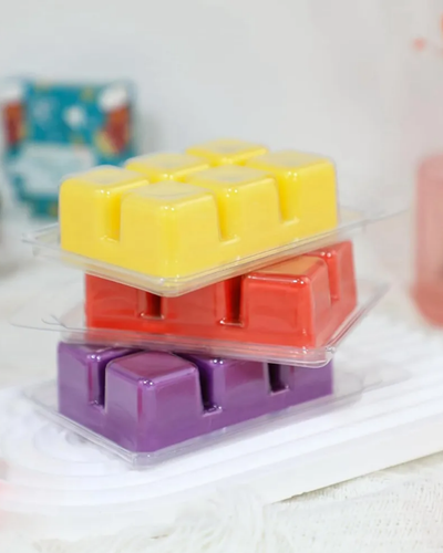 Pack x12 Moldes Transparentes para Wax Melts
