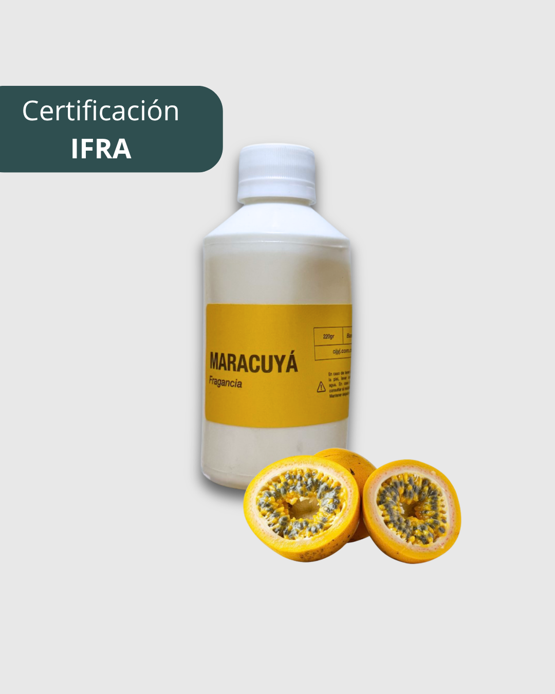 Fragancia premium: Maracuyá 220gr