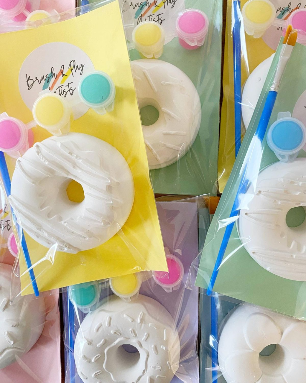 Molde de silicona en forma de donas de 6 cavidades