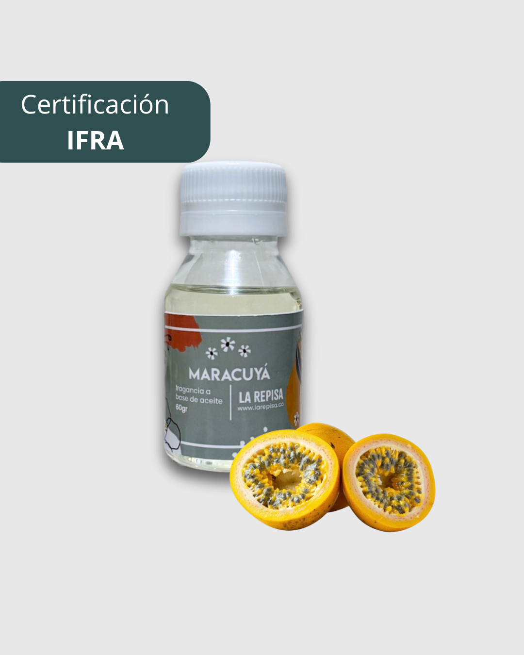 Fragancia premium: Maracuyá 60gr