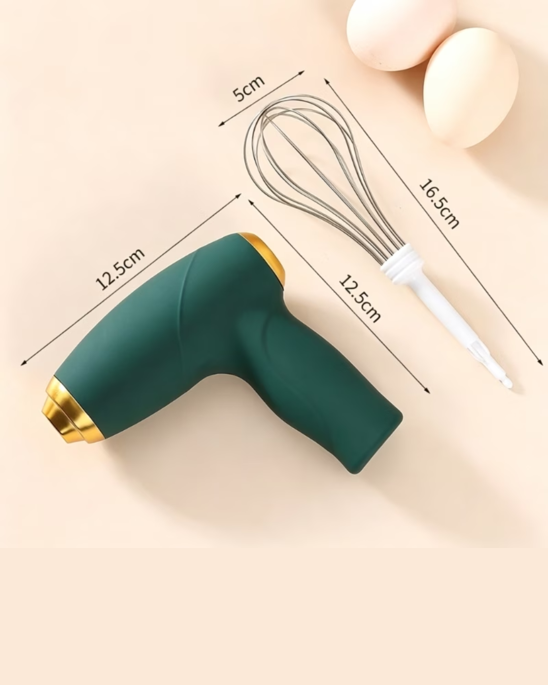 Batidora de Mano Eléctrica Inalámbrica Recargable
