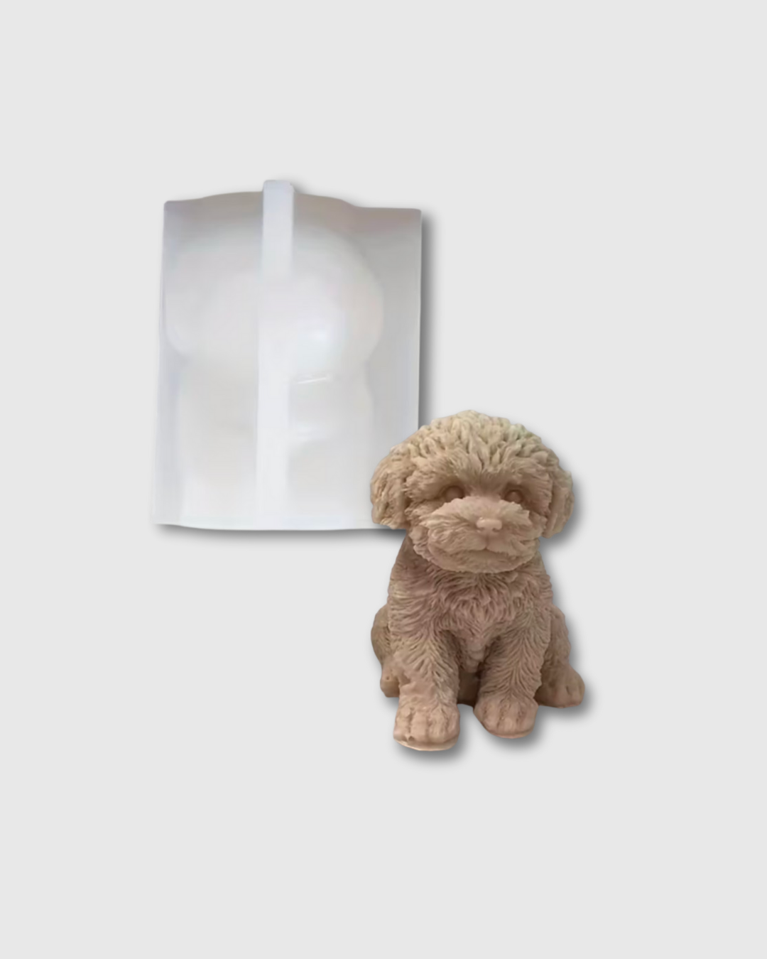 Molde de Silicona en Forma de Cachorro Teddy Pequeño