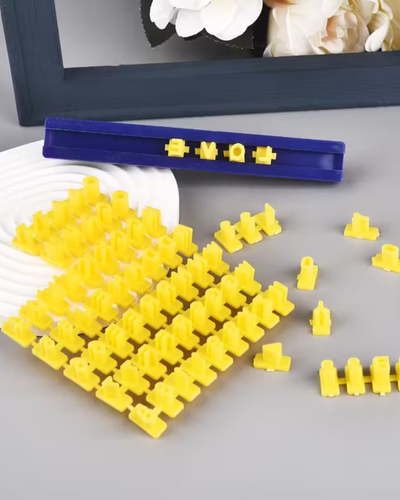 Juego de estampadora de sellos con letras y números del alfabeto