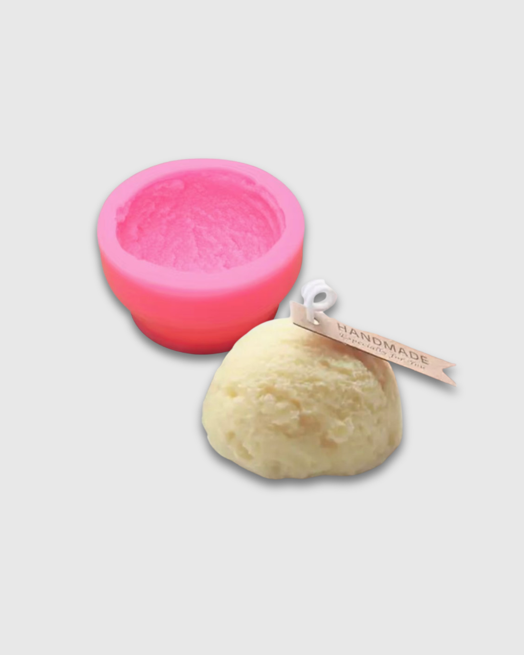 Molde de Silicona en Forma de Bola de Helado