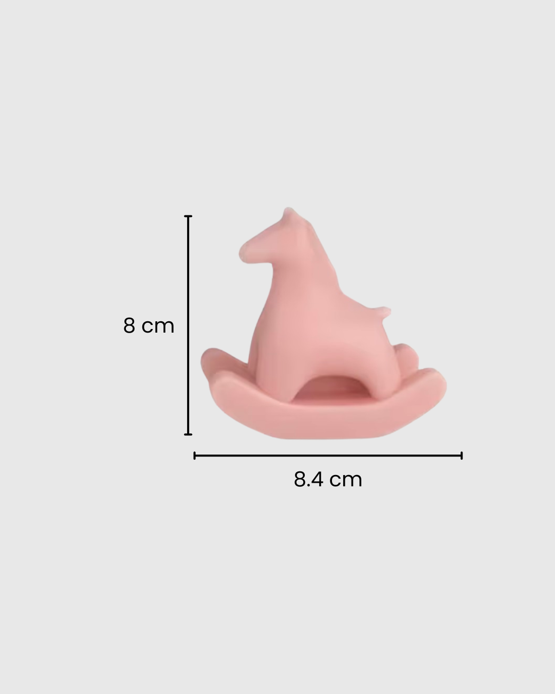 Molde de Silicona en Forma de Caballito Balancín