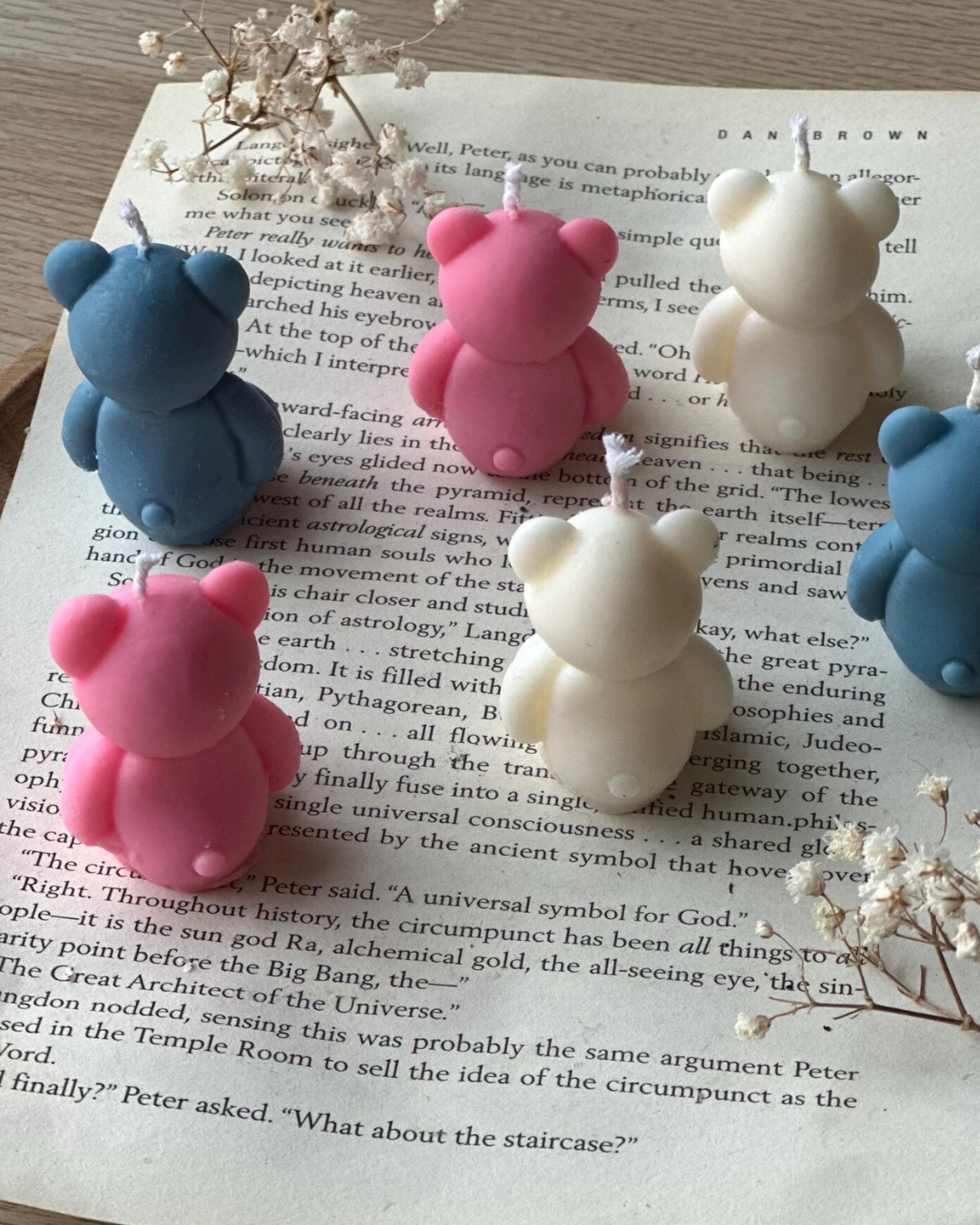 Molde de silicona con forma de mini oso