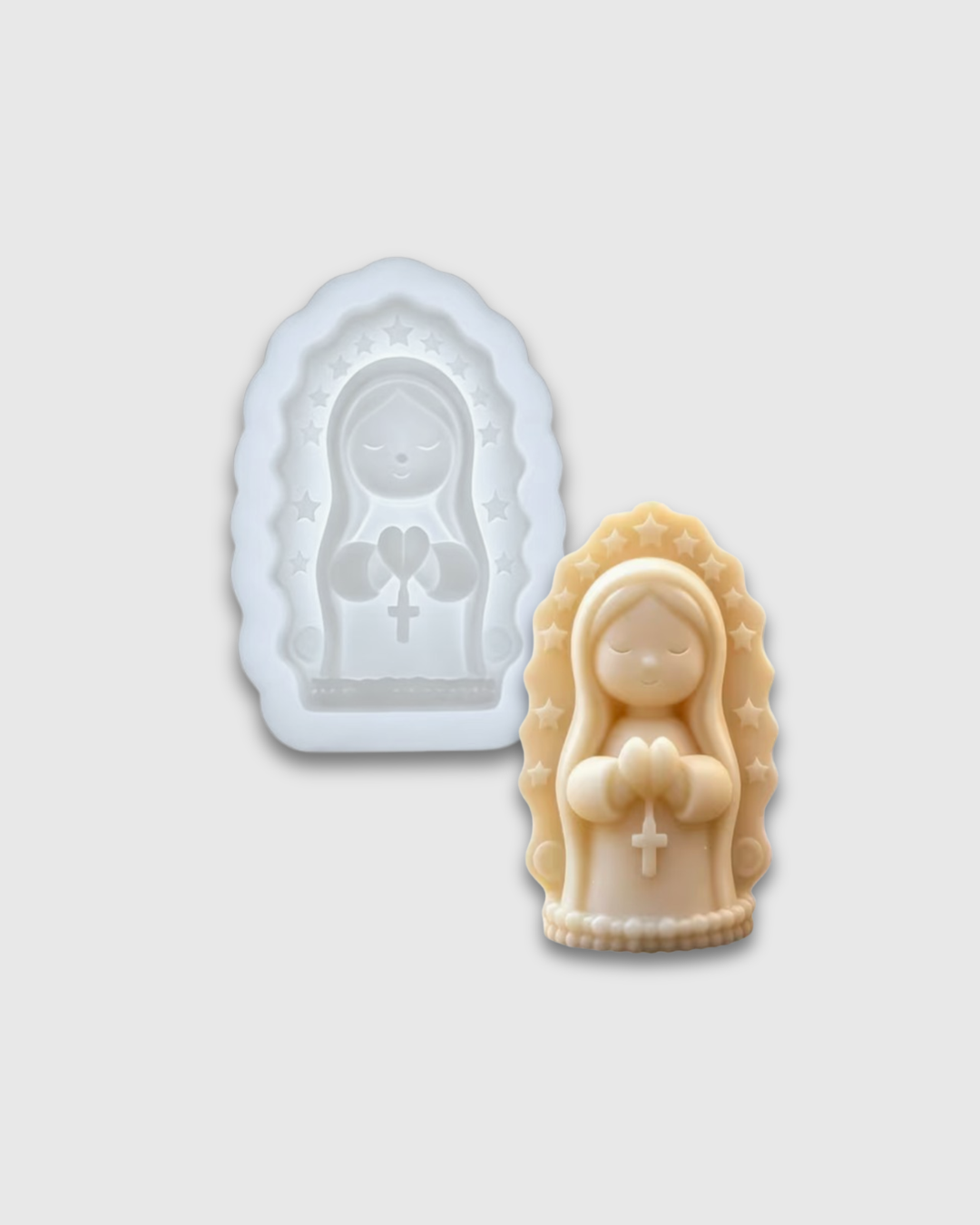 Molde de silicona Virgen del Rosario 2