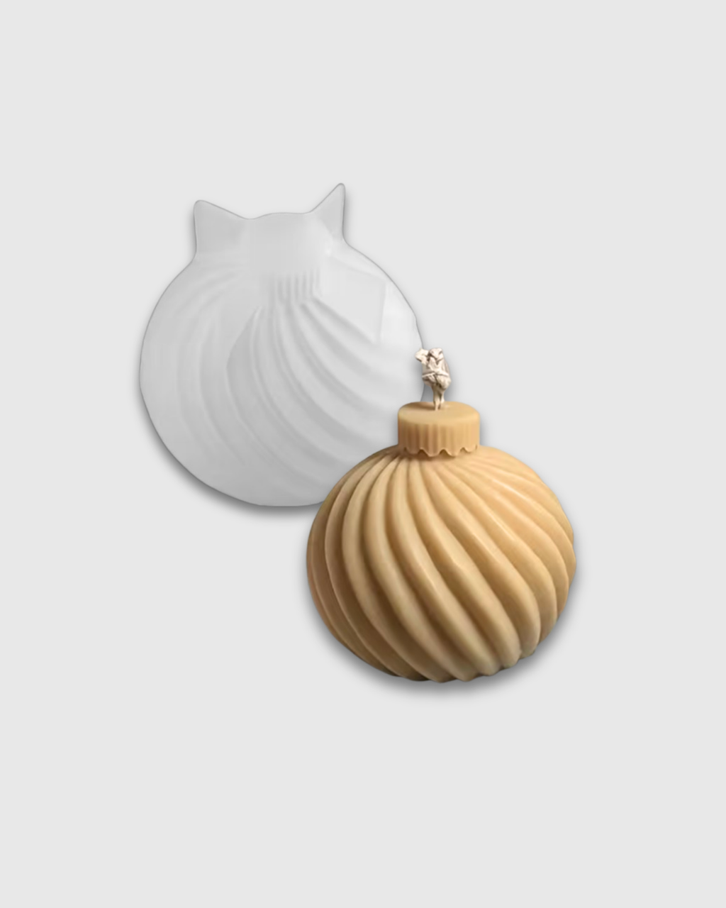 Molde de Silicona Esfera de Navidad