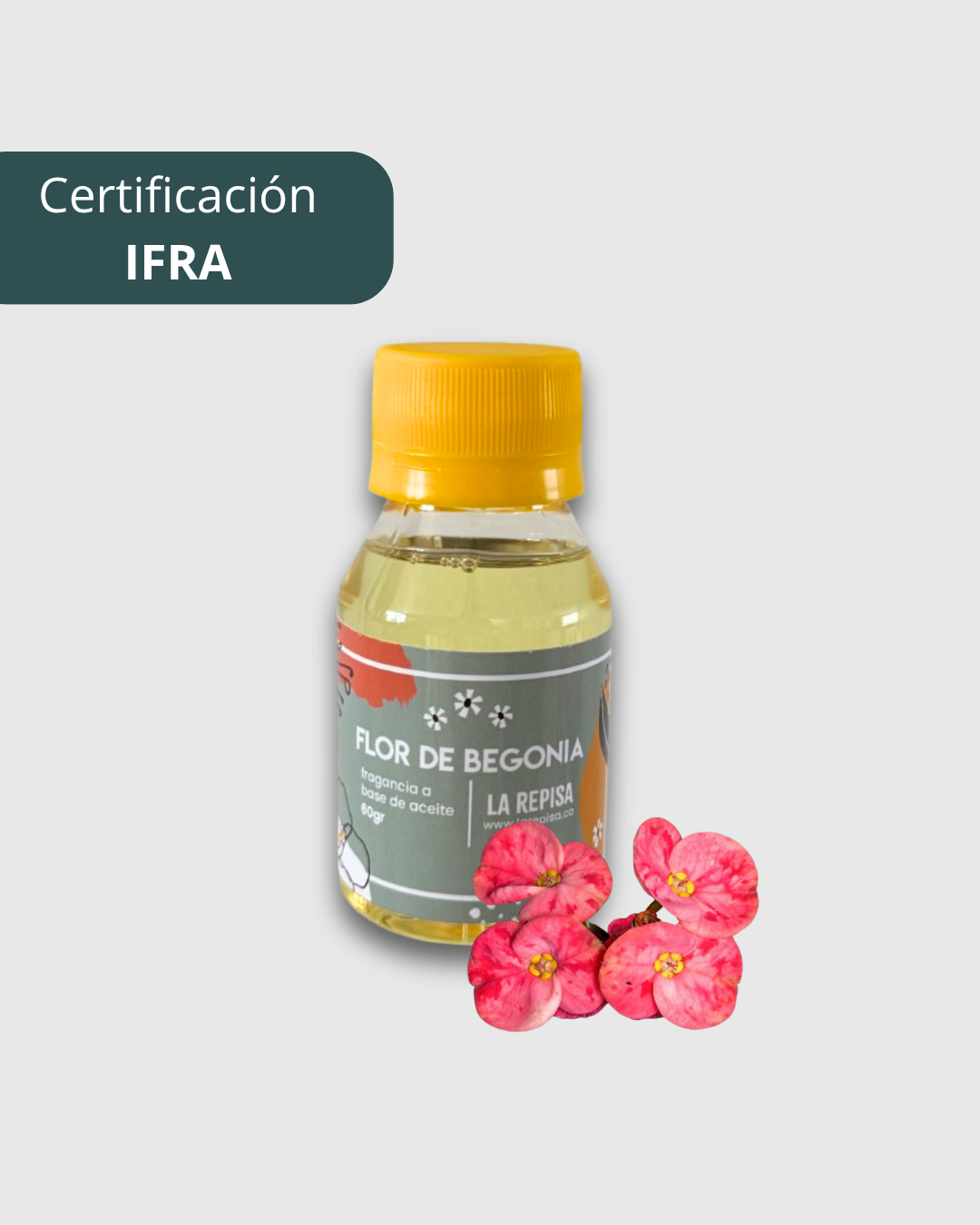 Fragancia Flor de begonia 60gr