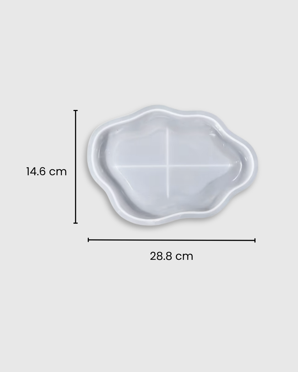 Molde de silicona bandeja irregular