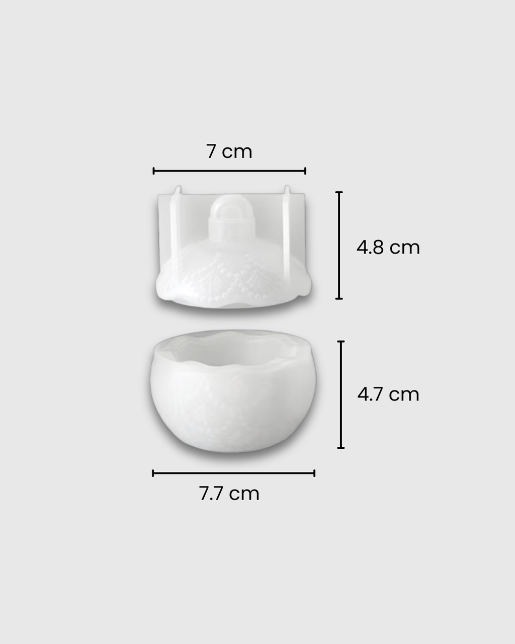 Molde de silicona recipiente esfera de Navidad